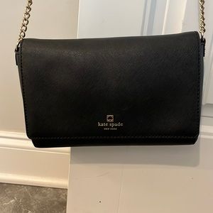 black kate spade envelope purse